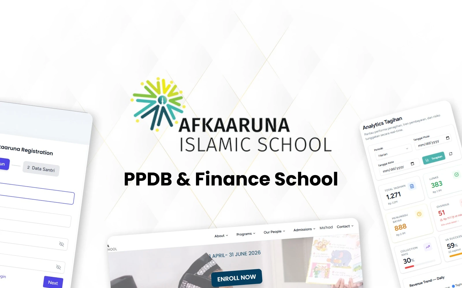 Afkaaruna Web — Sistem PPDB & Manajemen Keuangan Sekolah Berbasis Web