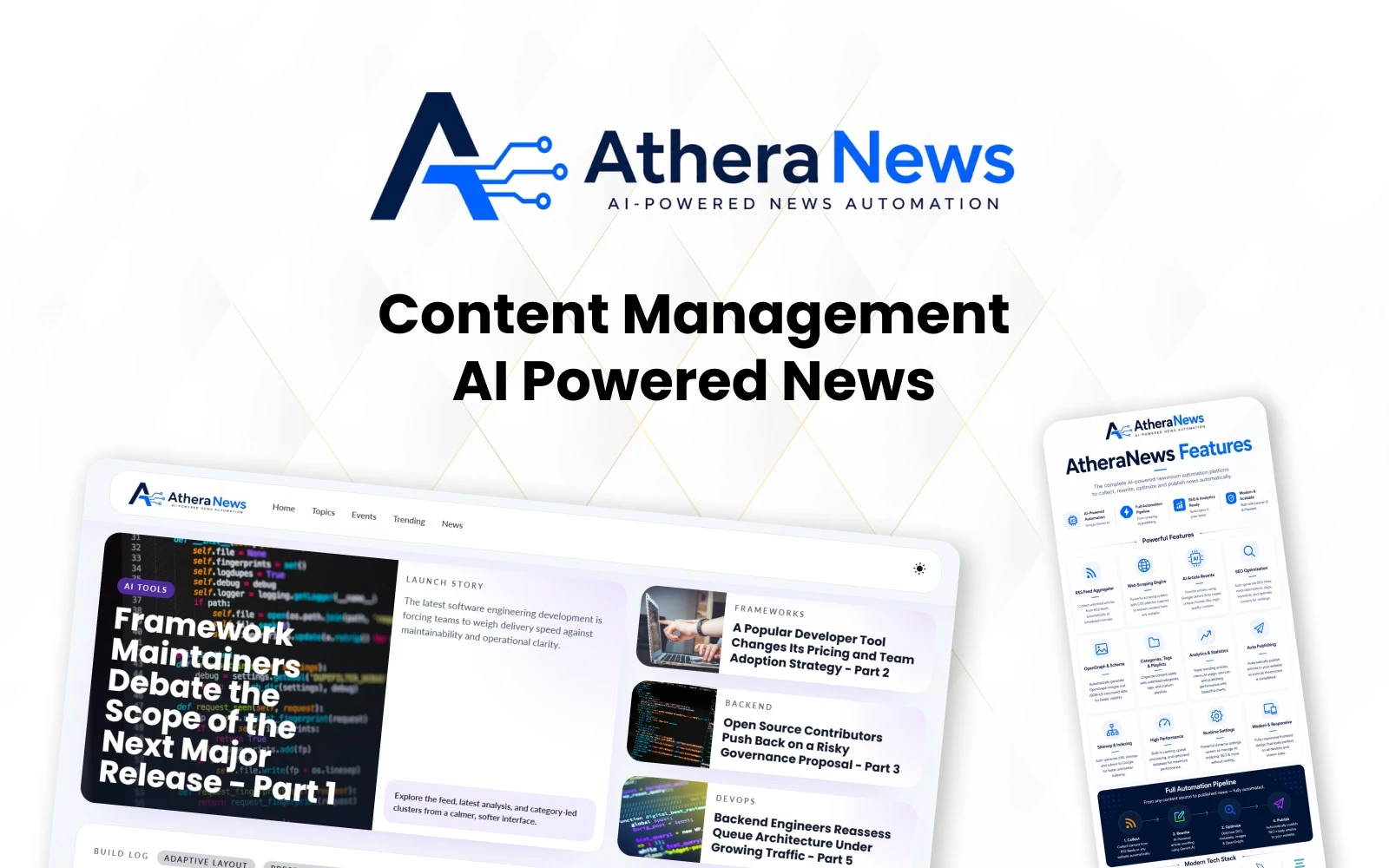 Athera News — AI-Powered News Automation Platform