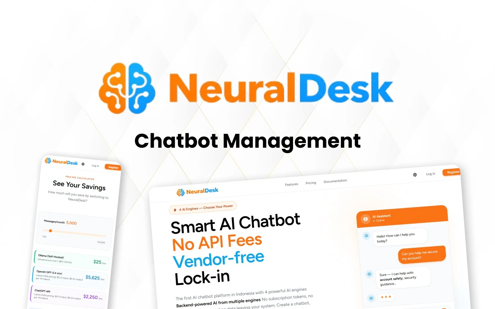 NeuralDesk — Platform AI Chatbot SaaS untuk Bisnis Modern